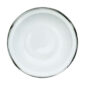 Puiforcat Cercle d’Orfèvre Porcelain Deep Round Platter with Sterling Silver Rim
