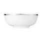 Puiforcat Cercle d’Orfèvre Porcelain Salad Bowl with Sterling Silver Rim