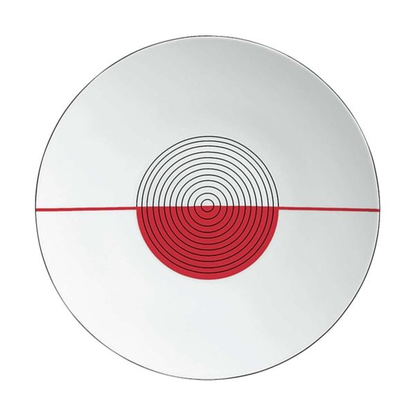 Porcelain-600101OL-INITIALES-CERCLES-DESSERT-PLATE-1200x1200-100KB Puiforcat Initiales Porcelain Cercles Dessert Plate
