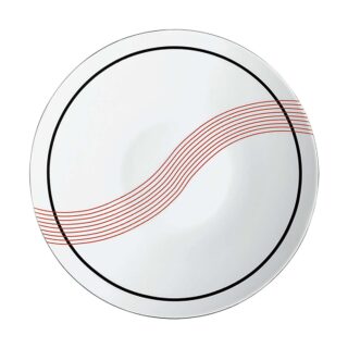 Puiforcat Initiales Porcelain Courbes Dessert Plate