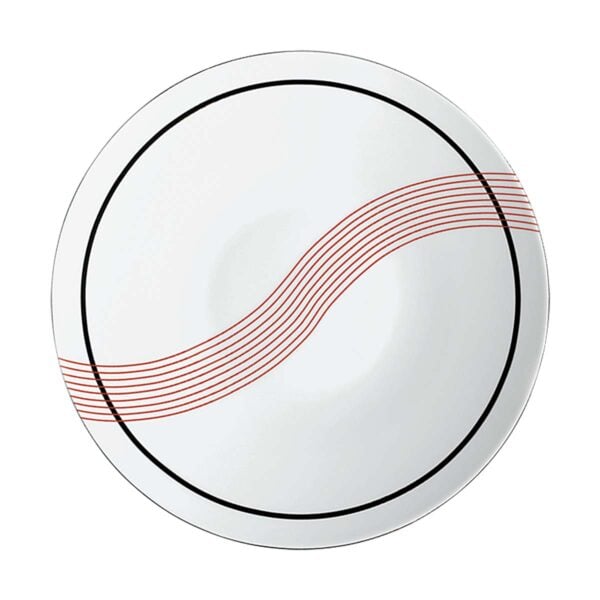 Porcelain-600107OK-INITIALES-COURBES-DESSERT-PLATE-1-1200x1200-100KB Puiforcat Initiales Porcelain Courbes Dessert Plate