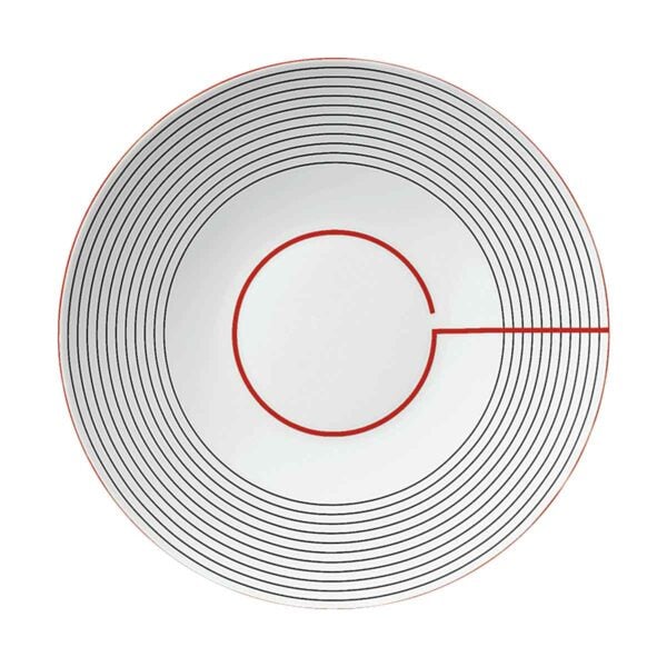 Porcelain-600124OJ-INITIALES-RAYON-DESSERT-PLATE-1200x1200-100KB Puiforcat Initiales Porcelain Rayon Dessert Plate