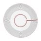 Puiforcat Initiales Porcelain Rayons Round Cake Plate