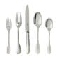 Puiforcat Louvois Flatware in Sterling Silver 5 Piece Placesetting | Kneen & Co