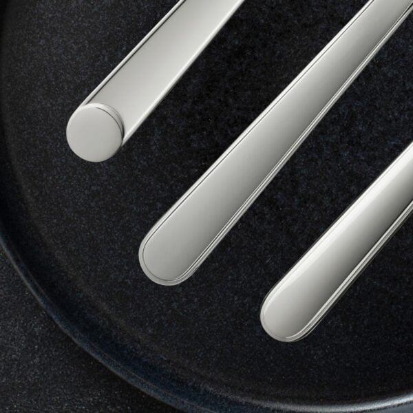 Puiforcat Normandie Silver Plated Flatware Detail | Kneen & Co