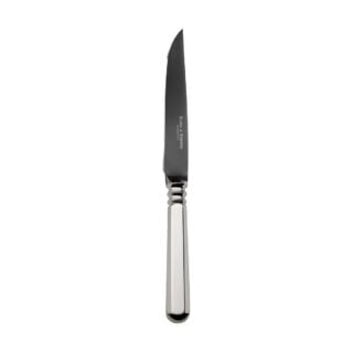 Robbe & Berking Alt Spaten Silver Steak Knife with Frozen Black Blade.