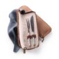 Robbe & Berking Alt-Spaten Silver Frozen Carving Set in Suede Pouch.