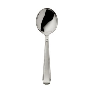 Robbe & Berking Art Deco Silver Broth or Cream Soup Spoon