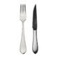 Robbe & Berking Martele Silver Frozen Barbecue Set including Menu Fork and Frozen Steak Knife