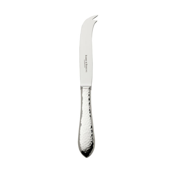 Robbe & Berking Martele Silver Cheese Knive with Hallow Handle.