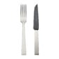 Robbe & Berking Riva Silver Frozen Barbecue Set including Menu Fork and Frozen Steak Knife