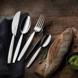 Robbe & Berking 12 Silver 5 Piece Place setting Lifestyle Image