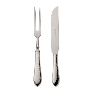 Robbe & Berking Martele Silver Carving Set.