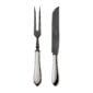 Robbe & Berking Martele Silver Carving Set with Frozen Black Blades and Tines. Kneen & Co.