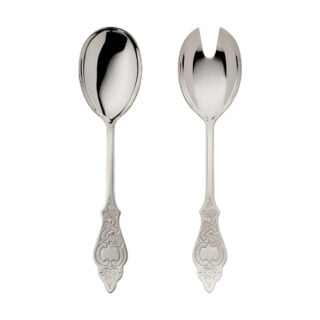 Robbe & Berking Ostfriesen Silver Salad Serving Set Large.