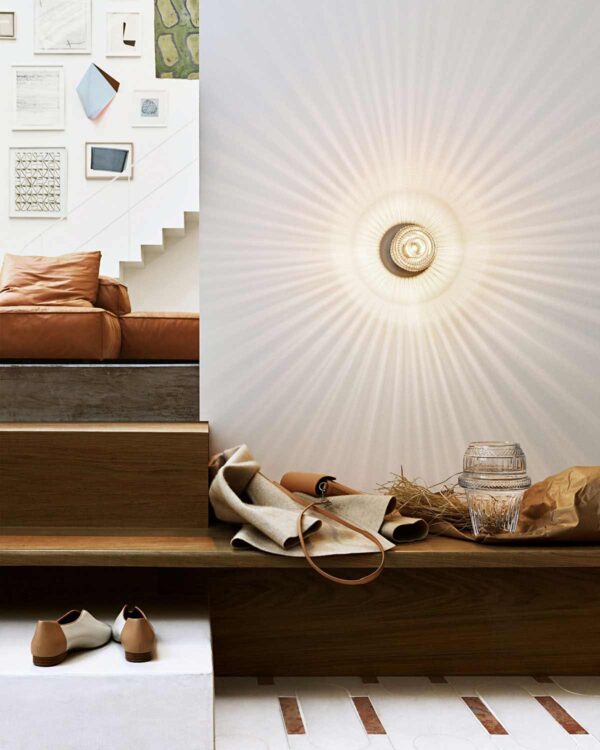 Saint-Louis Matrice Wall Sconce and vase | Kneen & Co