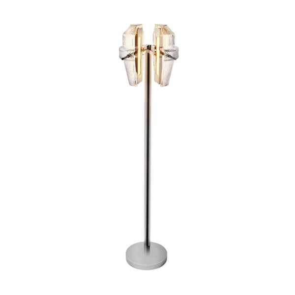 Saint-Louis Clear Matrice Tall Lamp | Kneen & Co