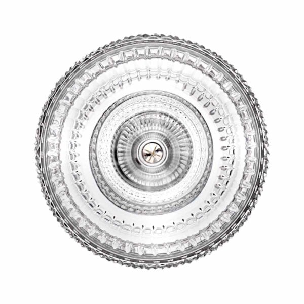 SAINT-LOUIS-MATRICE-79219400-Applique-PM,-finition-nickele-Top-1200sq-100KB Saint-Louis Clear Matrice Sconce | Kneen & Co