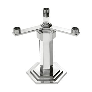 Puiforcat Jean Puiforcat 3 Light Candleholder in Sterling Silver | Kneen & Co