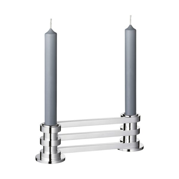 Puiforcat-Ruban-503811O-RECTANGULAR-CANDELABRA-1200x1200-100KB Puiforcat Ruban Rectangular Candleholder for 2 Candles, Silver Plated | Kneen & Co