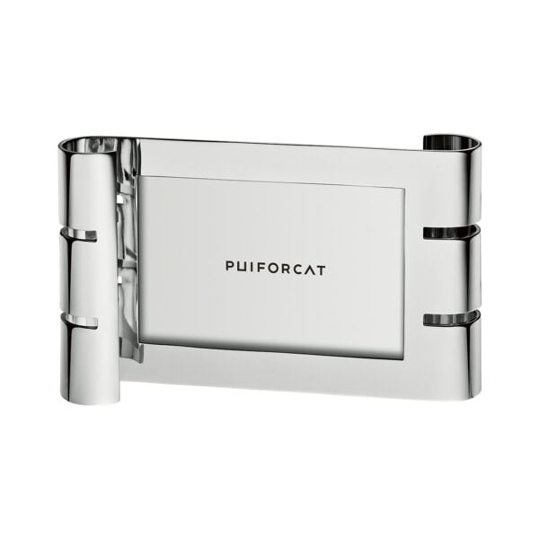 Puiforcat-Ruban-503871O-PhotoFrame-HORIZ-S-1200x1200-100KB Puiforcat Ruban Photo Frame, Horizontal Small Silver Plated | Kneen & Co