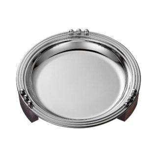 Puiforcat Etchea Art Deco 1937 Small Tray or Vide-Poche in Silver Plate | Kneen & Co