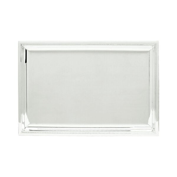 Puiforcat Euclide Rectangular Tray in Silver Plate | Kneen & Co