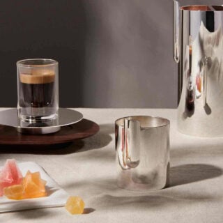 Puiforcat Phi Collection Coffee Cup Lifestyle Photo | Kneen & Co