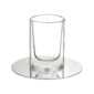Puiforcat Phi Collection Tea Cup, Silver Plate and Glass | Kneen & Co