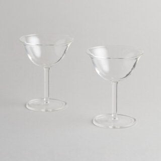R+D.Lab Rosetta Martini Clear Set of 2
