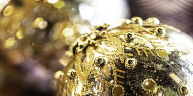 Glittering Gold Ornaments