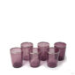 Giberto Venezia Vaso Wine Glass Light Amethyst with Platinum Rim - Set of 2 - Mood