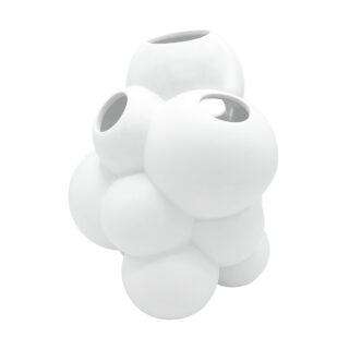 J.L Coquet Rêve Vase Satin White