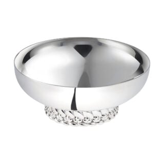 Christofle Babylone Silver Plated Large Bowl