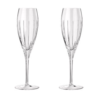 Christofle Iriana Crystal Champagne Flutes - Set of 2