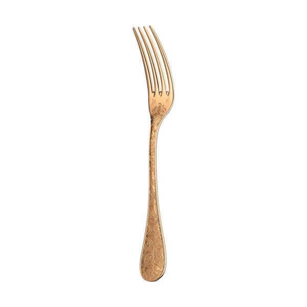 Christofle Jardin d'Eden Gilded Gold Dinner Fork - Kneen & Co.