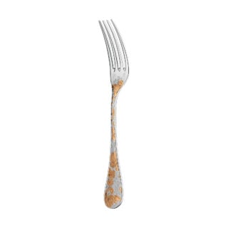 Christofle Jardin d'Eden Partially Gold Gilded Dinner Fork