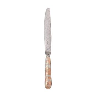 Christofle Jardin d'Eden Partially Gilded Rose Gold Dinner Knife