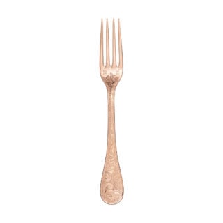 Christofle Jardin d'Eden Gilded Rose Gold Dinner Fork