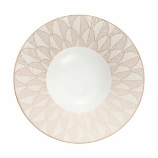 Christofle Malmaison Imperiale Gold Large Rim Soup Plate