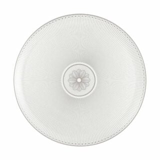 Christofle Malmaison Imperiale Platinum Pie Dish