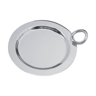 Christofle Vertigo Silver Plated Bottle Coaster / Bread Plate