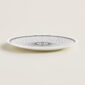 Hermes H Deco Porcelain Bread and Butter Plate No. 1 on table view | Kneen & Co