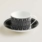 Hermes H Deco Porcelain Breakfast Cup and Saucer | Kneen & Co
