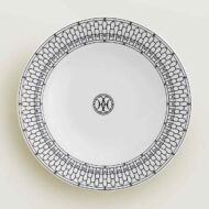 Hermès H Deco Round Deep Platter