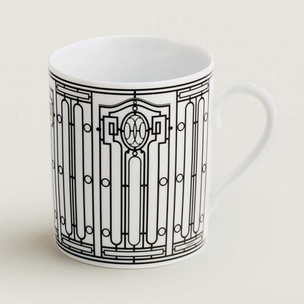 Hermes H Deco Porcelain Mug No. 1 | Kneen & Co