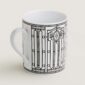 Hermes H Deco Porcelain Mug No. 1 other view | Kneen & Co