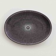 Hermès H Deco Medium Oval Platter