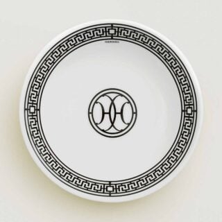 Hermes H Deco Porcelain Soy Dish - Set of 2 other view | Kneen & Co