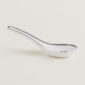 Hermes H Deco Porcelain Soup Spoon | Kneen & Co